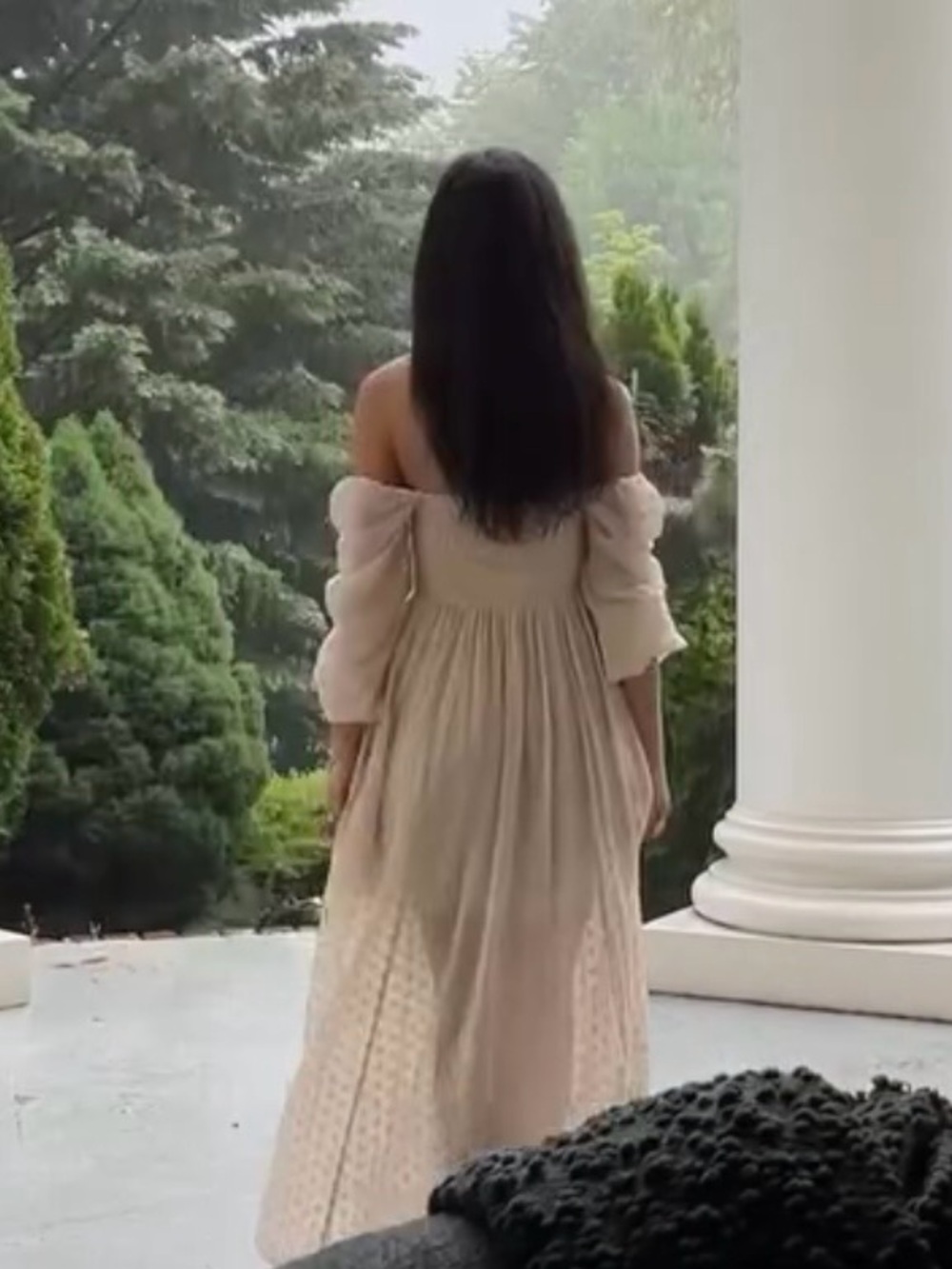 NWT free people Malina Maxi Dress in Tea / Ivory size XS
